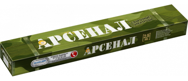 Электроды сварочные Арсенал МР-3, ф 3 мм (уп-2,5 кг) купить с доставкой в Газопроводске